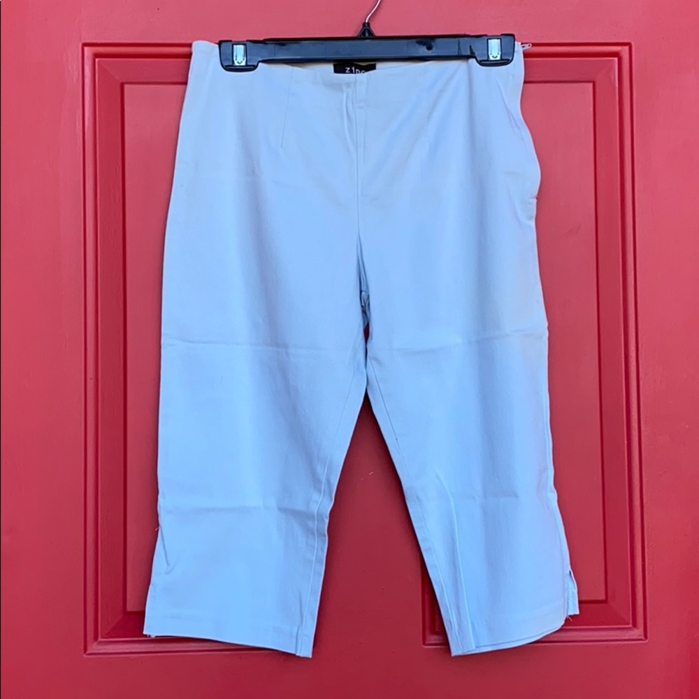 Zinc light blue capris pant